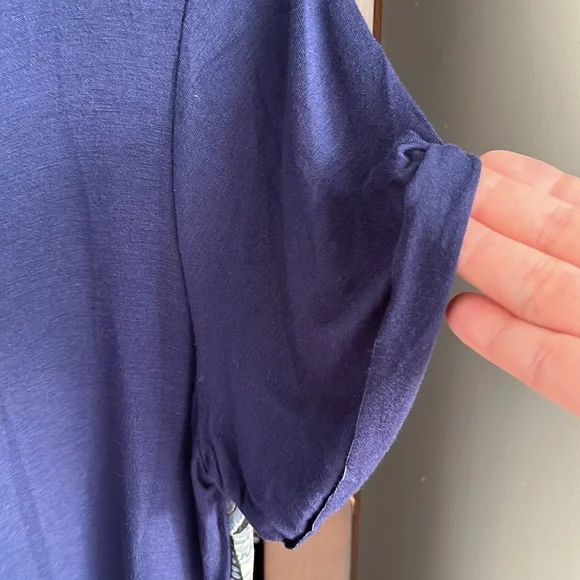 Honey Punch Seaside Mix Material Knit Top - Picture 5 of 11